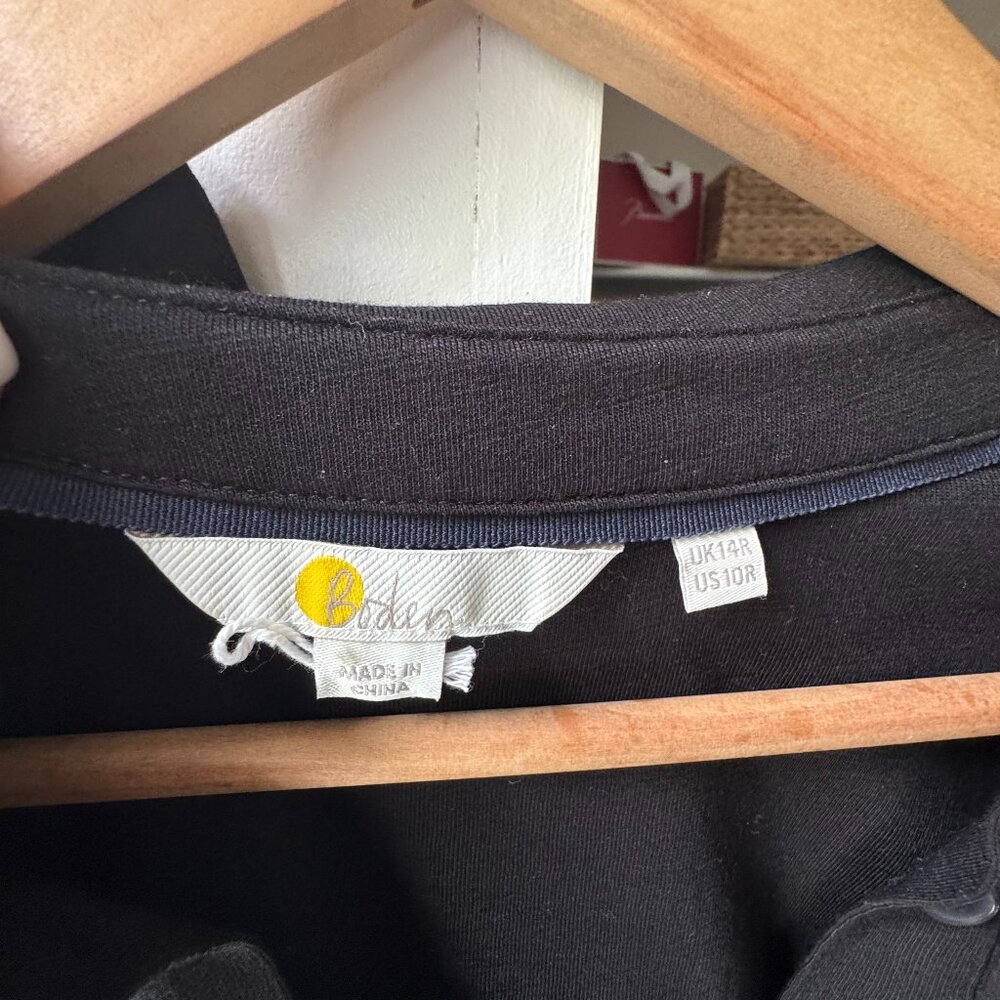 Boden Black shirt dress size 10